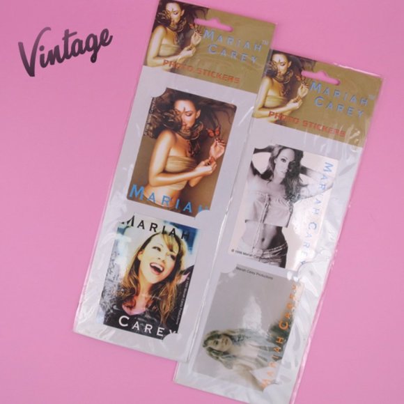 Vintage Other - Vintage 1999 Mariah Carey Photo Stickers